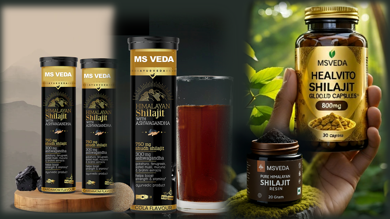 Shilajit Resin & Shilajit Capsules