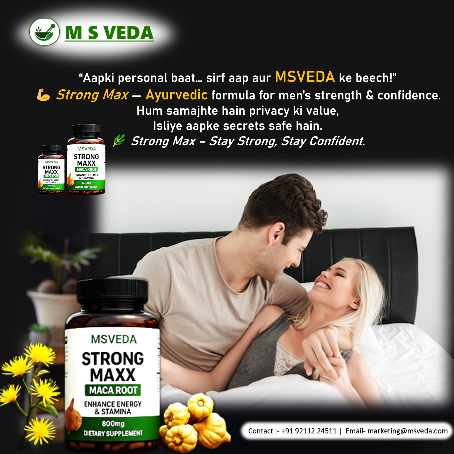 Strong Maxx Maca Root 800mg