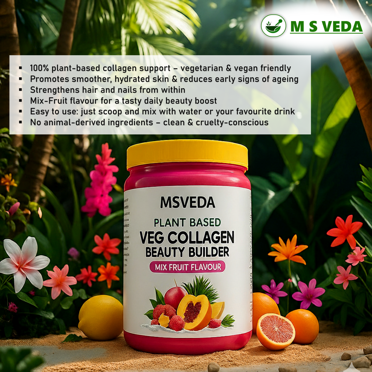 Plant-Based Collagen Powder