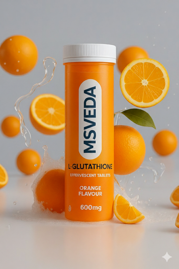 L-Glutathione Effervescent Tablets – 15N Packed with Vitamin C, Hyaluronic Acid & Biotin (Watermelon & Strawberry)