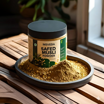 Safed Musli Powder (Chlotophytum Boriuilianum) - 100gram