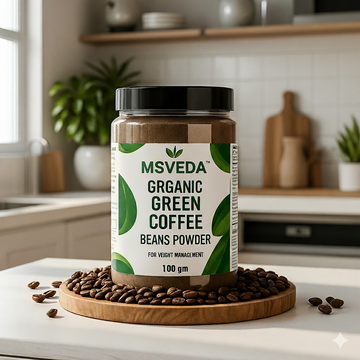 Organic Green Coffee Beans Powder - for Weight Management (100 gm)