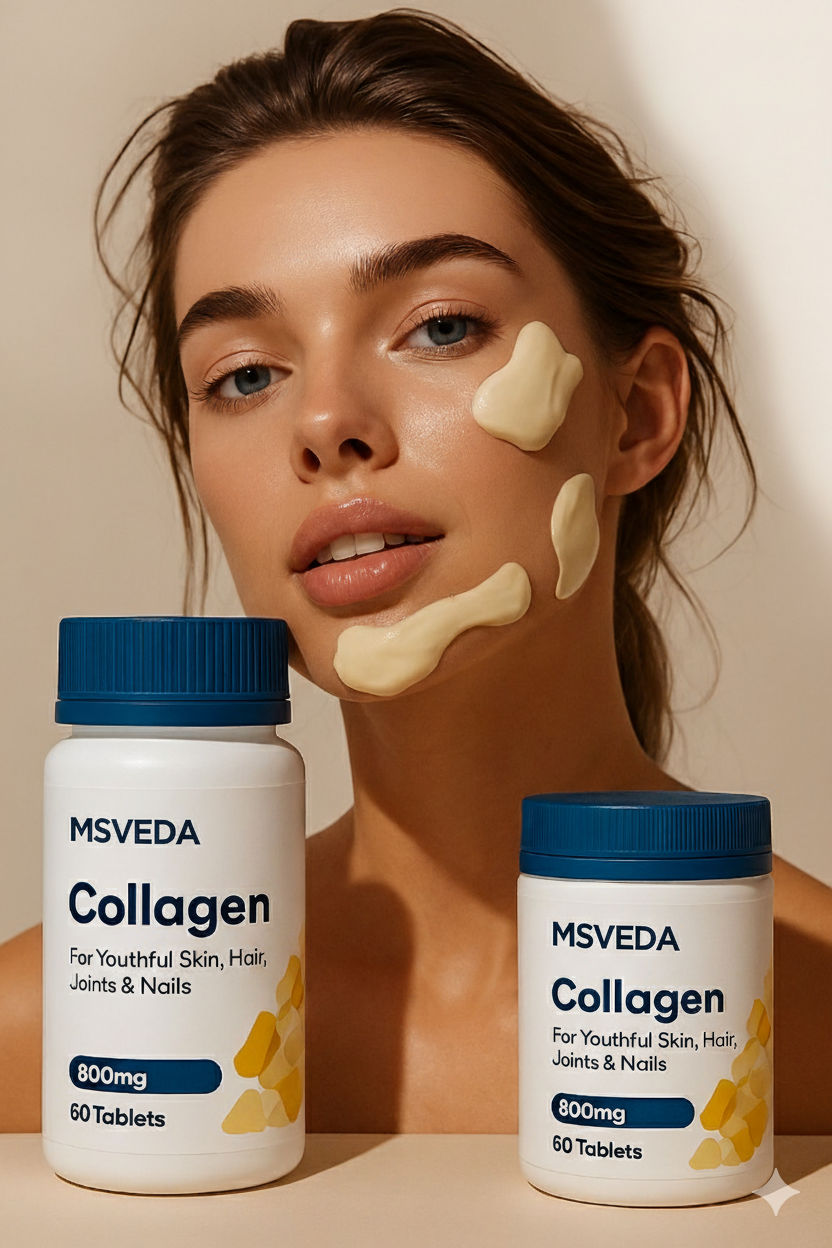 Collagen - For Youthful Skin, Hair, Joints & Nails, 800mg (60 Tablet)