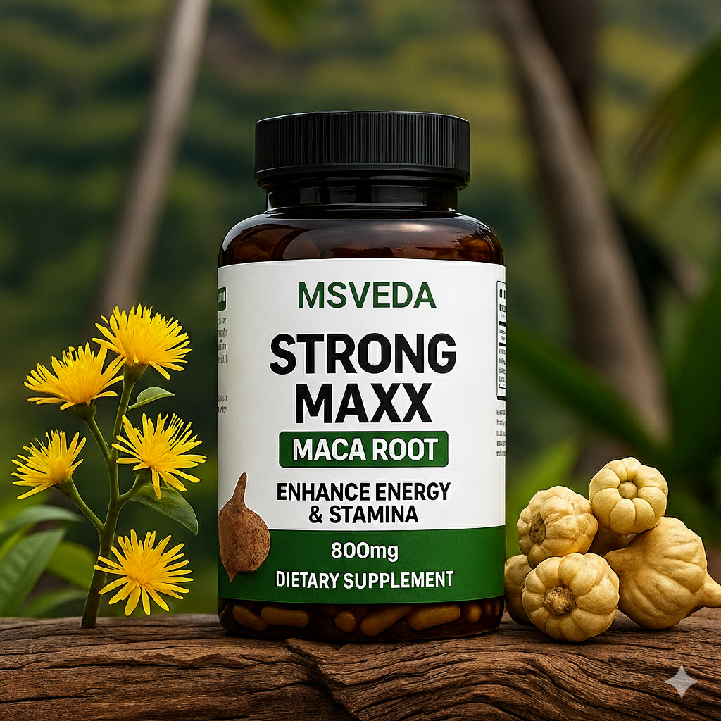 Strong Maxx Maca Root (800mg) – Enhance Energy & Stamina