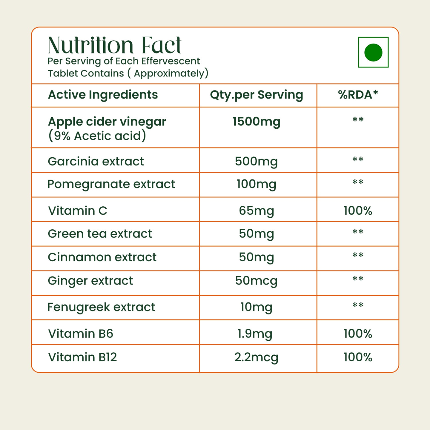 Apple Cider Vinegar Pineapple Flavour For Weight Management