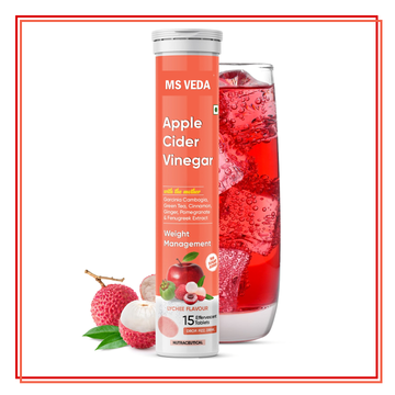 Apple Cider Vinegar Tablets with Lychee Flavored for Weight Management