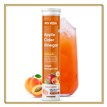 Apple Cider Vinegar Peach Flavour For Metabolism Boost