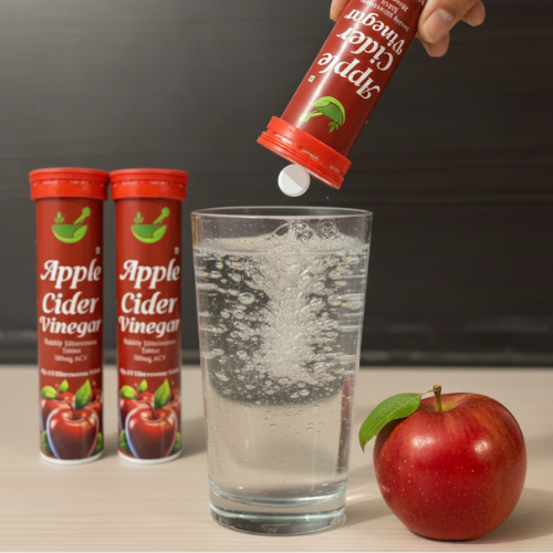 Apple Cider Vinegar Effervescent (Pomegranate) Tablets